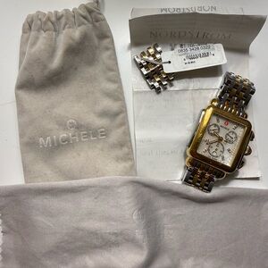 Michele Gold and Silver Men/women Watch